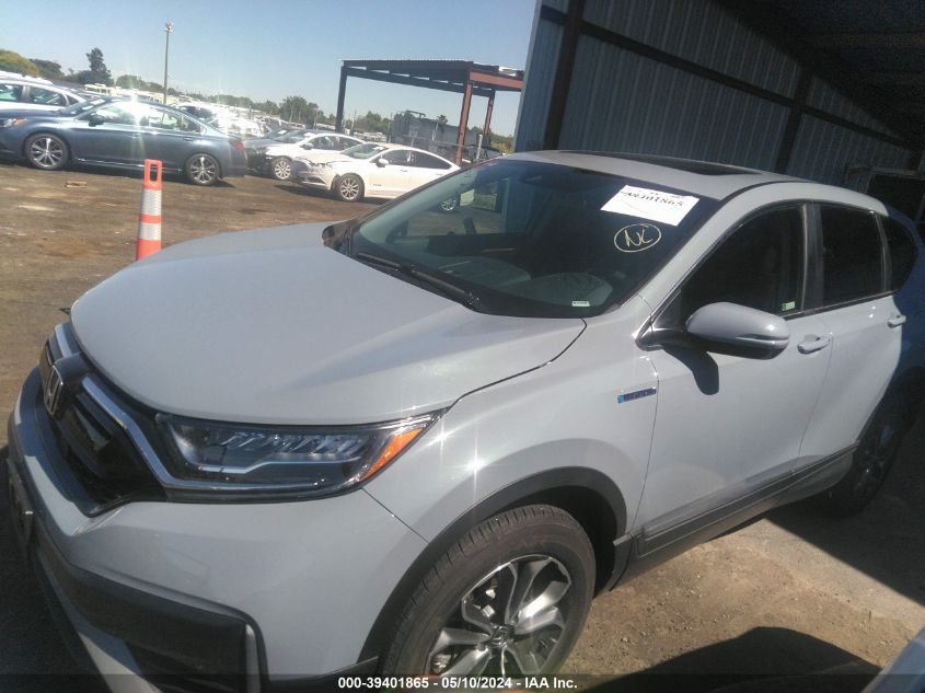 2022 Honda Cr-V Hybrid Ex VIN: 5J6RT6H55NL041838 Lot: 39401865