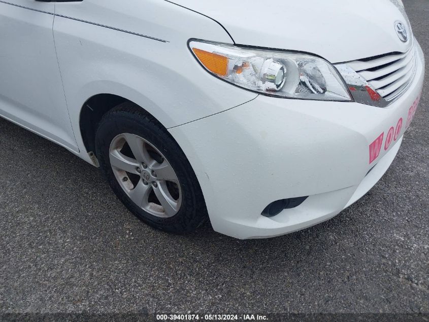 2017 Toyota Sienna Le 8 Passenger VIN: 5TDKZ3DC9HS780917 Lot: 39401874