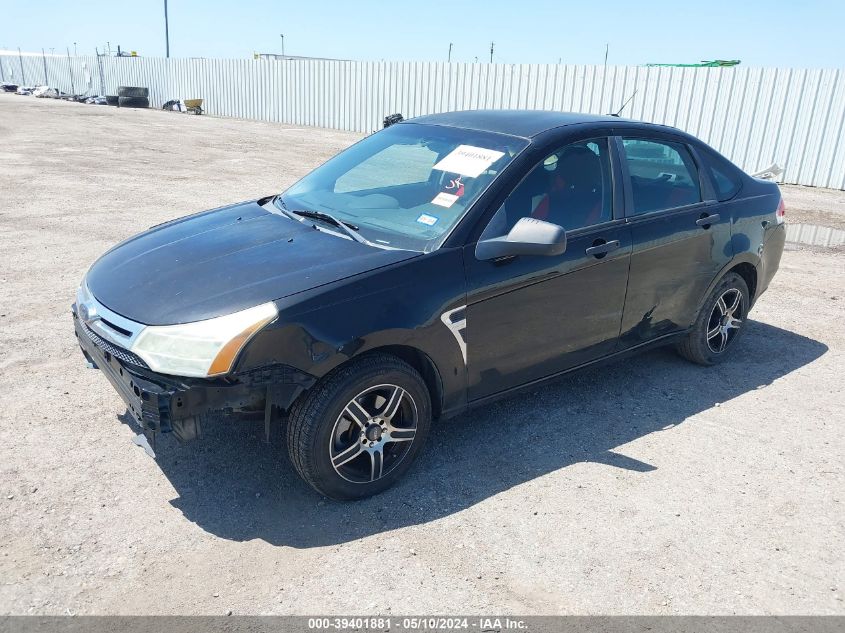 2008 Ford Focus Se/Ses VIN: 1FAHP35N48W227596 Lot: 39401881