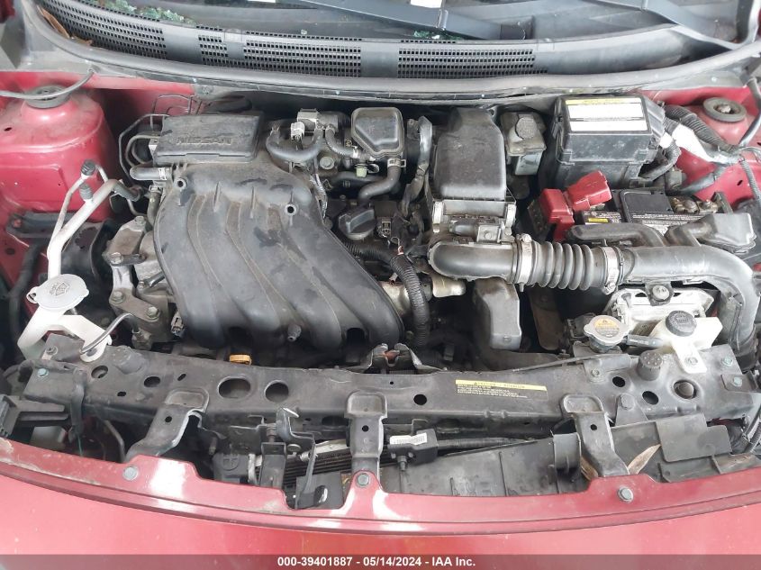 2019 Nissan Versa 1.6 Sv VIN: 3N1CN7AP1KL851381 Lot: 39401887