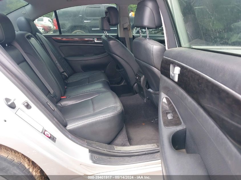 2013 Hyundai Genesis 3.8 VIN: KMHGC4DD4DU232525 Lot: 39401917