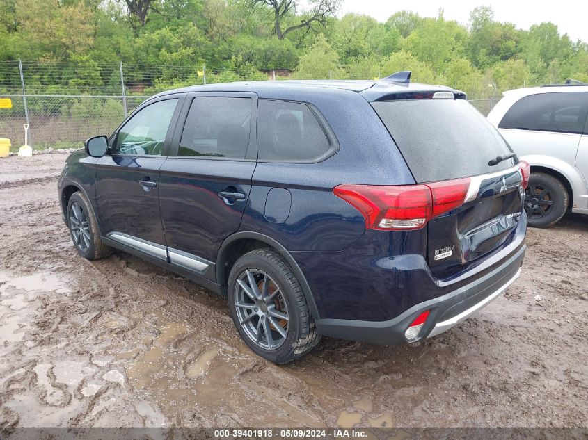 2017 Mitsubishi Outlander Se VIN: JA4AZ3A38HZ070917 Lot: 39401918