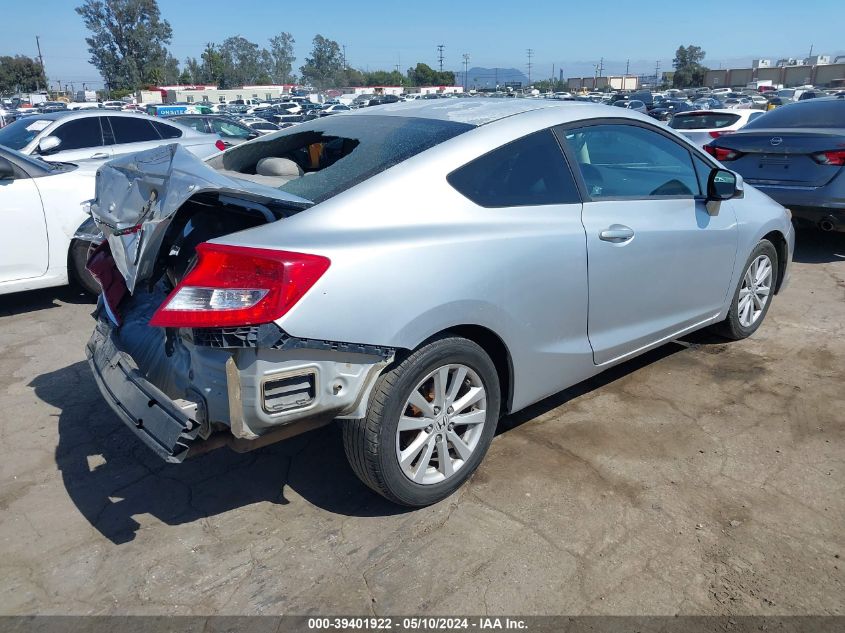 2012 Honda Civic Ex VIN: 2HGFG3A80CH545094 Lot: 39401922