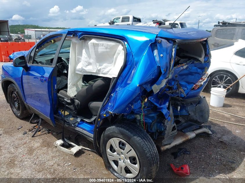 2015 Chevrolet Trax 1Ls VIN: KL7CJKSB4FB087416 Lot: 39401924