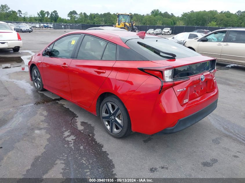 2020 Toyota Prius Limited VIN: JTDKARFU8L3114447 Lot: 39401935