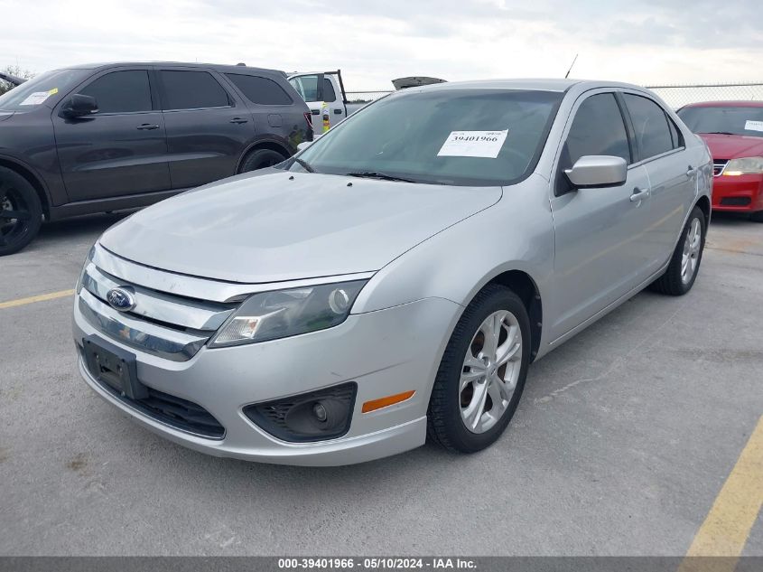 2012 Ford Fusion Se VIN: 3FAHP0HA4CR376433 Lot: 39401966