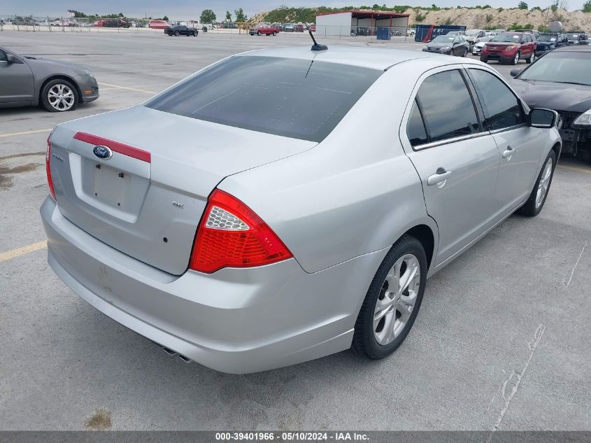 2012 Ford Fusion Se VIN: 3FAHP0HA4CR376433 Lot: 39401966