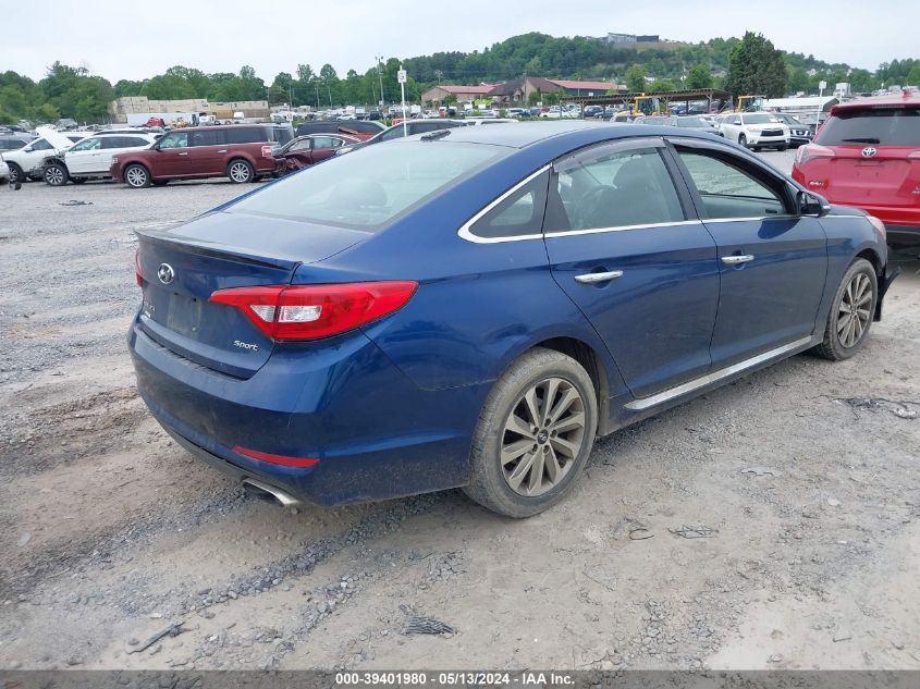 2016 Hyundai Sonata Sport VIN: 5NPE34AF6GH426067 Lot: 39401980