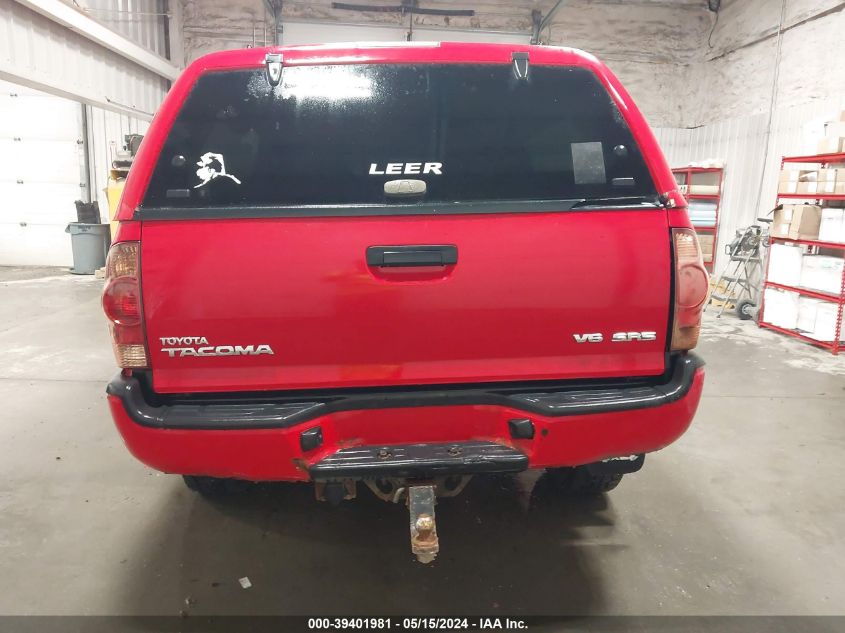 2008 Toyota Tacoma Base V6 VIN: 5TEMU52N78Z501927 Lot: 39401981