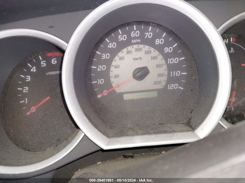 2008 Toyota Tacoma Base V6 VIN: 5TEMU52N78Z501927 Lot: 39401981