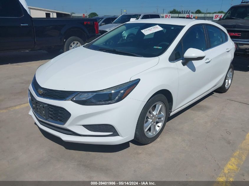 2018 Chevrolet Cruze Lt Auto VIN: 3G1BE6SM1JS639729 Lot: 39401986