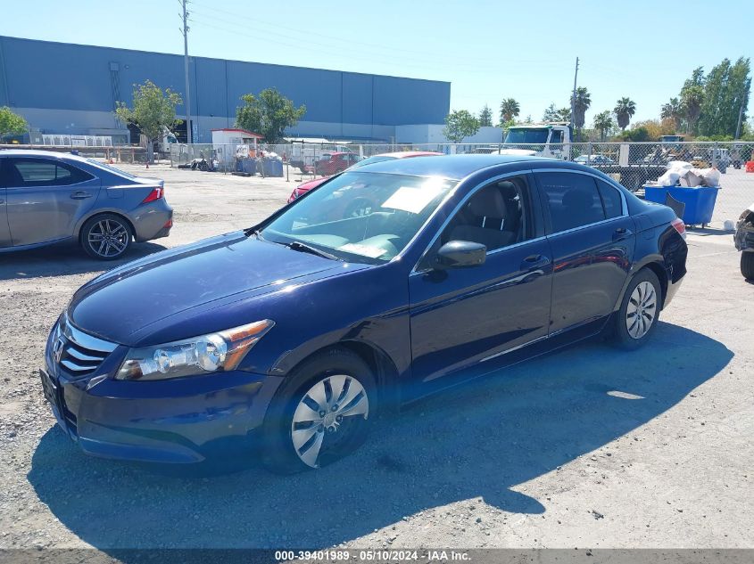 2011 Honda Accord 2.4 Lx VIN: 1HGCP2F36BA127677 Lot: 39401989