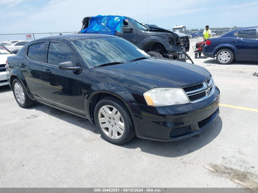 2013 Dodge Avenger Se VIN: 1C3CDZAB1DN722791 Lot: 39402001