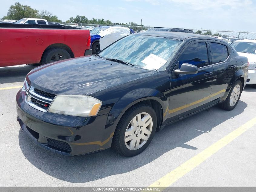 2013 Dodge Avenger Se VIN: 1C3CDZAB1DN722791 Lot: 39402001