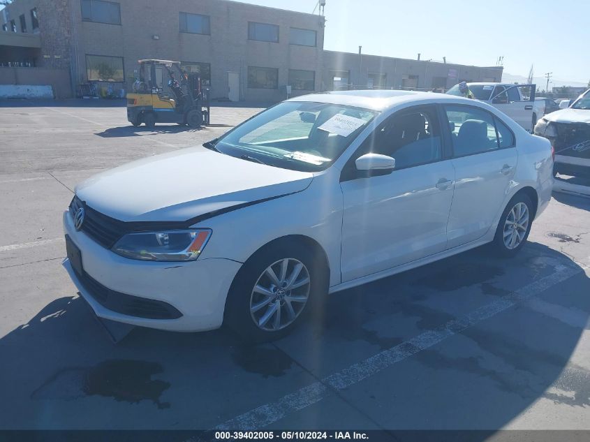 2011 Volkswagen Jetta 2.5L Se VIN: 3VWDZ7AJ3BM322054 Lot: 39402005