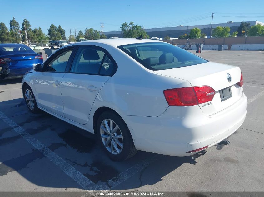 2011 Volkswagen Jetta 2.5L Se VIN: 3VWDZ7AJ3BM322054 Lot: 39402005