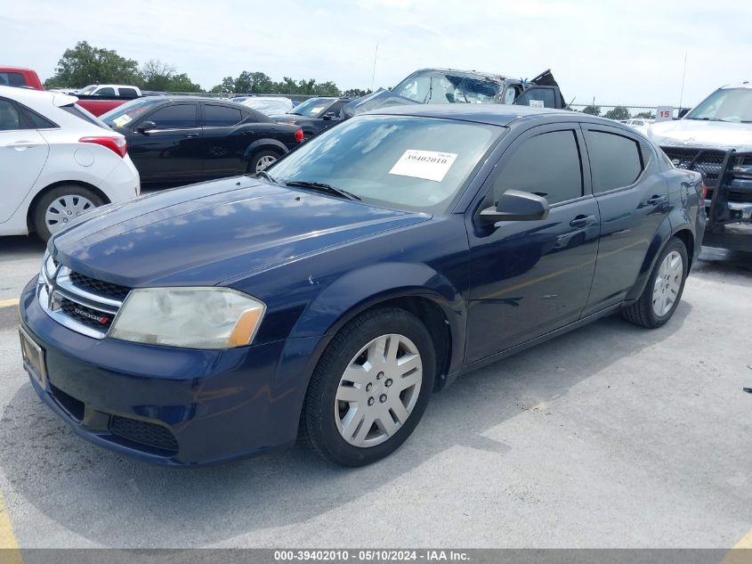 2013 Dodge Avenger Se VIN: 1C3CDZAB3DN722789 Lot: 39402010