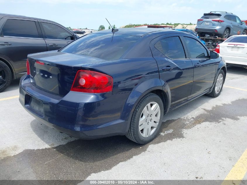 2013 Dodge Avenger Se VIN: 1C3CDZAB3DN722789 Lot: 39402010