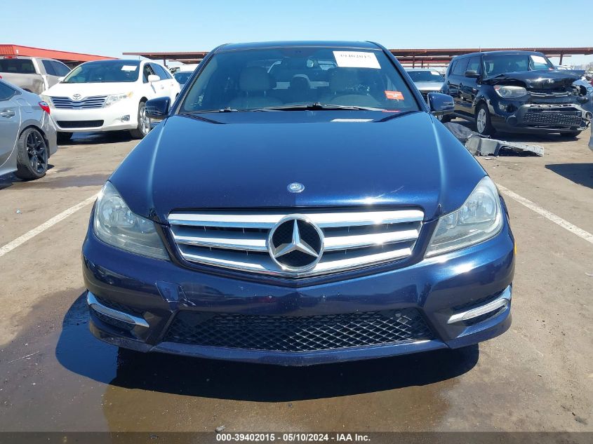 2012 Mercedes-Benz C 250 Luxury/Sport VIN: WDDGF4HB5CR237115 Lot: 39402015