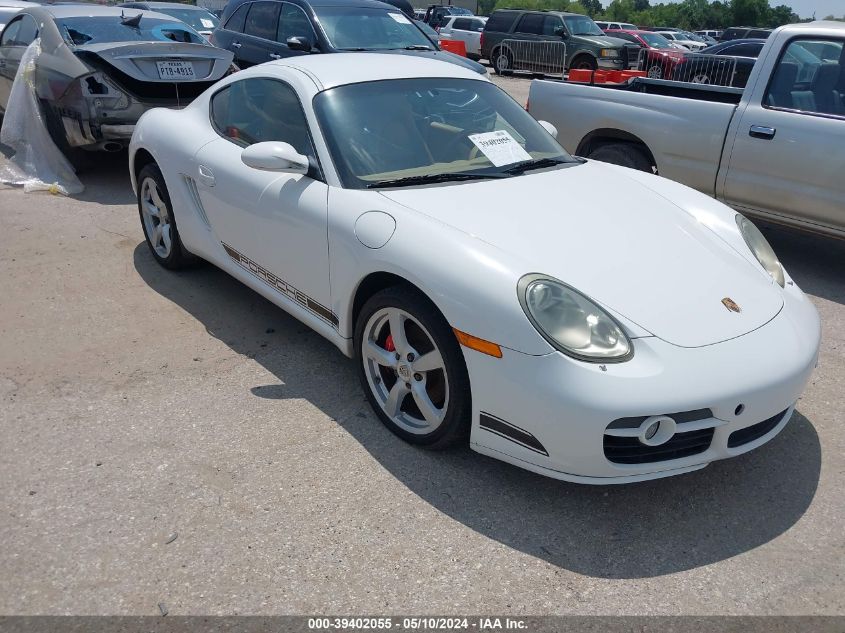 2008 Porsche Cayman S VIN: WP0AB29818U782509 Lot: 39402055