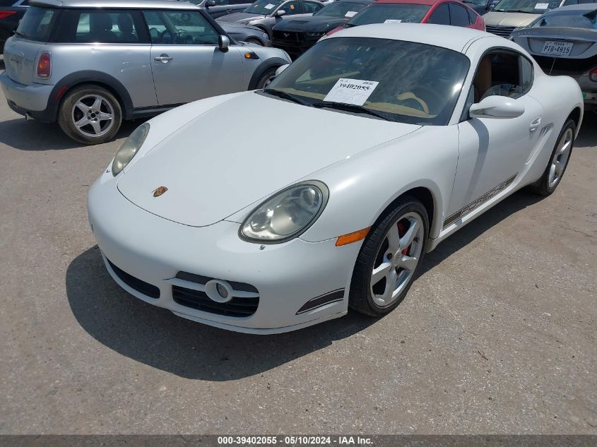 2008 Porsche Cayman S VIN: WP0AB29818U782509 Lot: 39402055