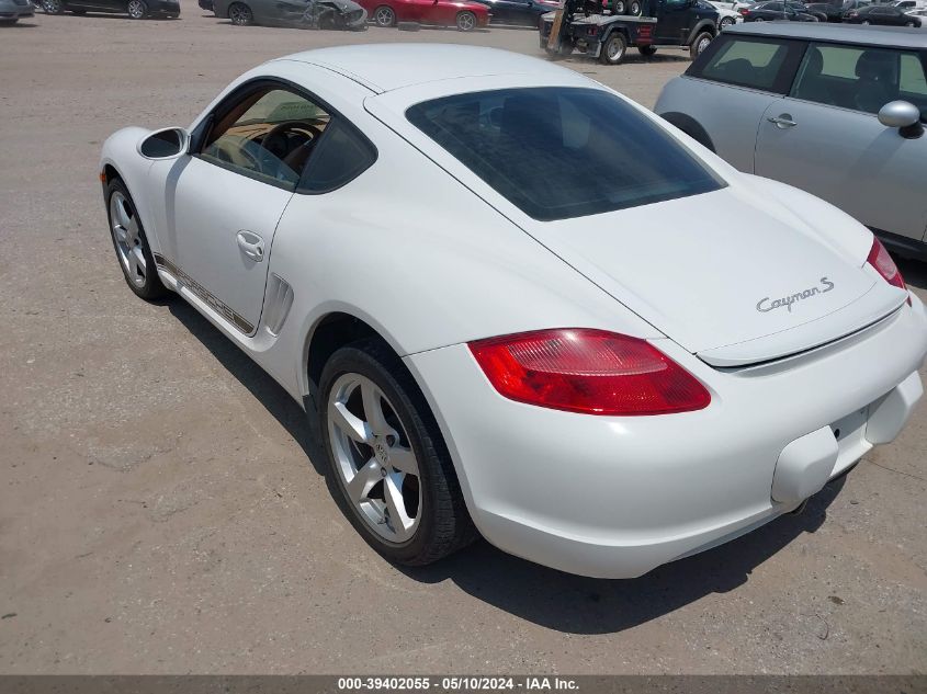 2008 Porsche Cayman S VIN: WP0AB29818U782509 Lot: 39402055