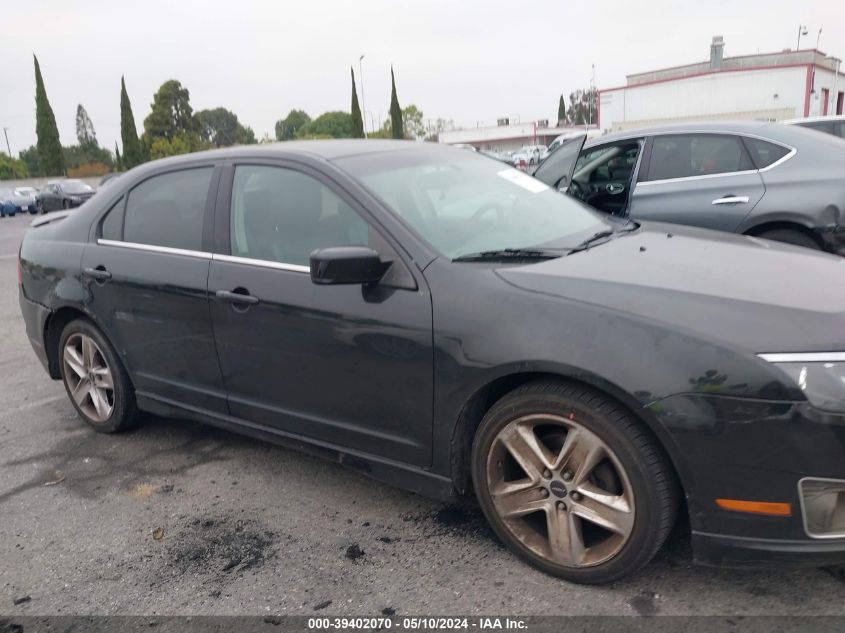 2010 Ford Fusion Sport VIN: 3FAHP0KC6AR274283 Lot: 39402070