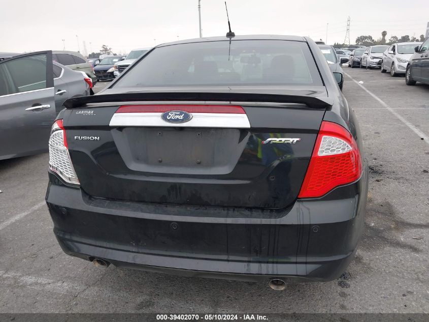 2010 Ford Fusion Sport VIN: 3FAHP0KC6AR274283 Lot: 39402070