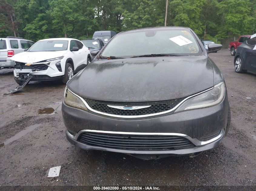 2015 Chrysler 200 Limited VIN: 1C3CCCABXFN582789 Lot: 39402080