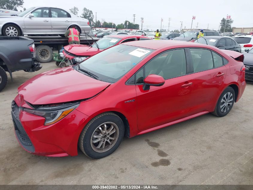 2020 Toyota Corolla Hybrid Le VIN: JTDEBRBE7LJ009046 Lot: 39402082