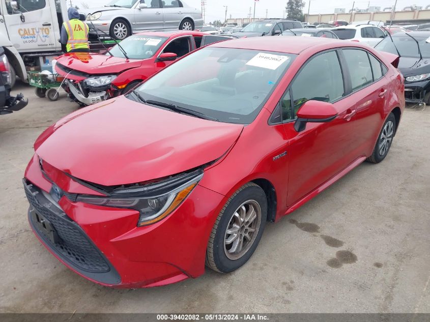 2020 Toyota Corolla Hybrid Le VIN: JTDEBRBE7LJ009046 Lot: 39402082