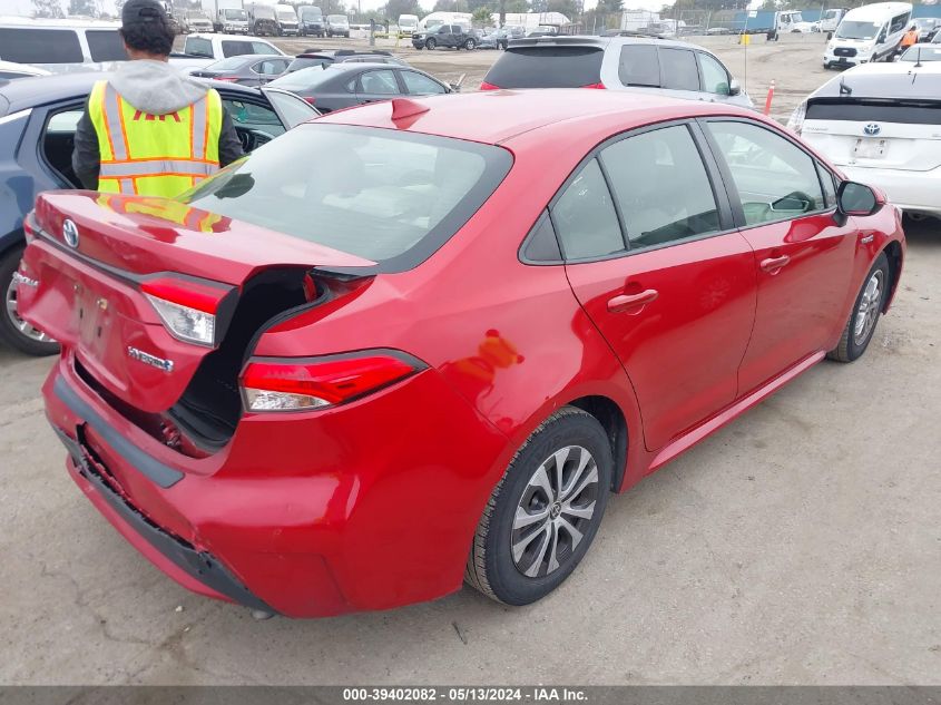 2020 Toyota Corolla Hybrid Le VIN: JTDEBRBE7LJ009046 Lot: 39402082