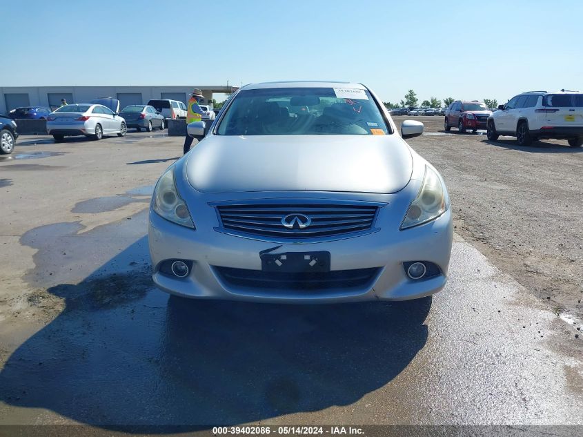 2012 Infiniti G37X VIN: JN1CV6AR6CM682008 Lot: 39402086