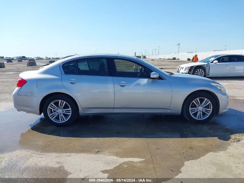 2012 Infiniti G37X VIN: JN1CV6AR6CM682008 Lot: 39402086