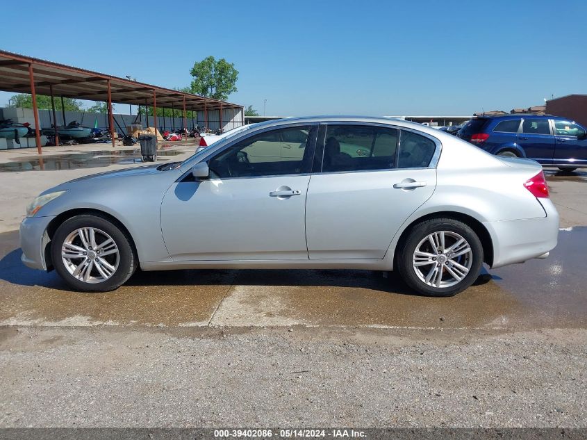 2012 Infiniti G37X VIN: JN1CV6AR6CM682008 Lot: 39402086