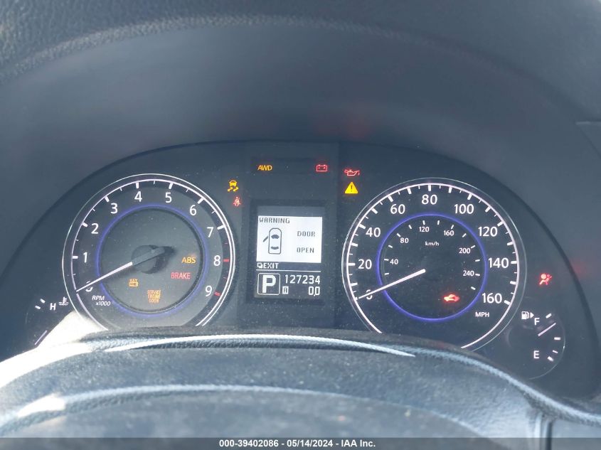 2012 Infiniti G37X VIN: JN1CV6AR6CM682008 Lot: 39402086