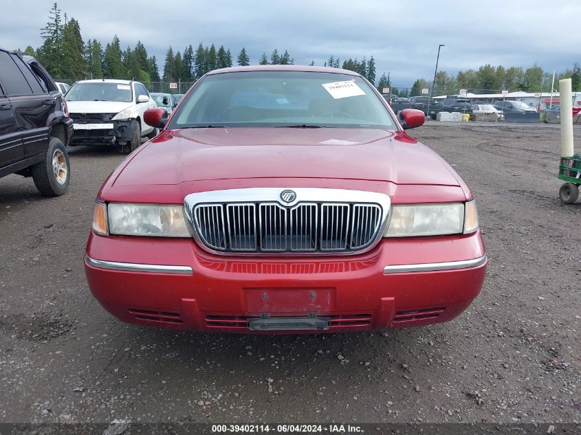 1998 Mercury Grand Marquis VIN: 2MEFM74W0WX601522 Lot: 39402114