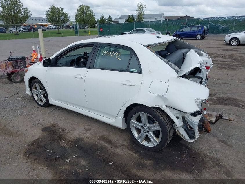 2013 Toyota Corolla S VIN: 2T1BU4EE3DC963205 Lot: 39402142