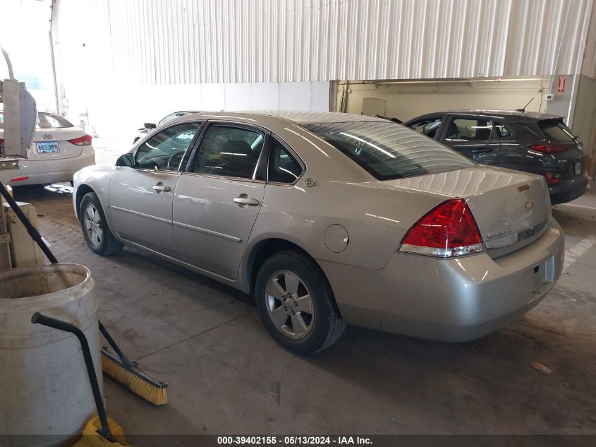 2007 Chevrolet Impala Lt VIN: 2G1WT58K179292772 Lot: 39402155