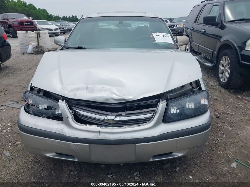 2005 Chevrolet Impala VIN: 2G1WF52E359292487 Lot: 39402195