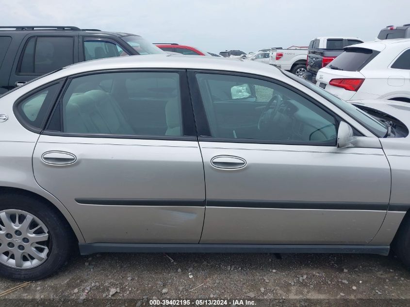 2005 Chevrolet Impala VIN: 2G1WF52E359292487 Lot: 39402195