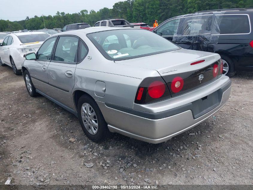 2005 Chevrolet Impala VIN: 2G1WF52E359292487 Lot: 39402195