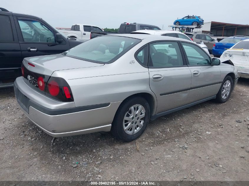 2005 Chevrolet Impala VIN: 2G1WF52E359292487 Lot: 39402195