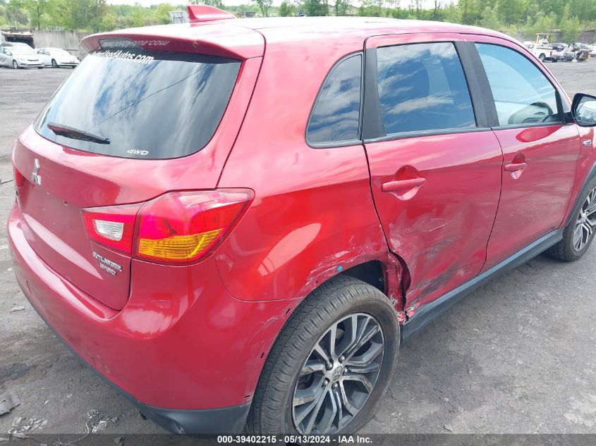 2017 Mitsubishi Outlander Sport 2.0 Es VIN: JA4AR3AU7HZ040400 Lot: 39402215