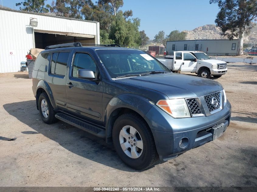 2007 Nissan Pathfinder Se VIN: 5N1AR18U57C627370 Lot: 39402240