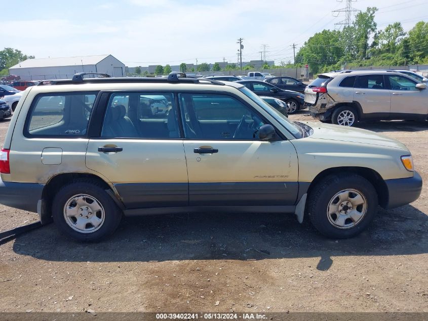 2001 Subaru Forester L VIN: JF1SF63591H728121 Lot: 39402241