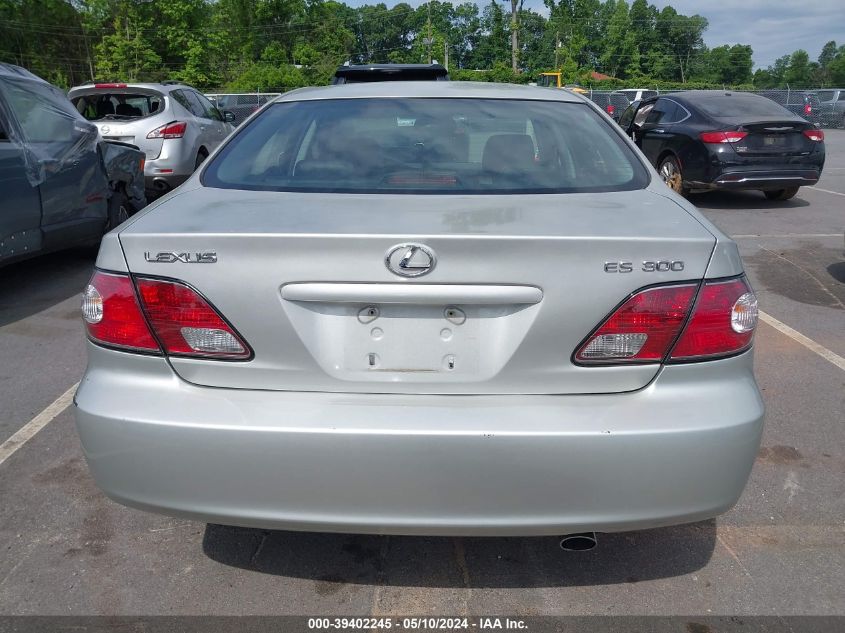 2002 Lexus Es 300 VIN: JTHBF30G425028054 Lot: 39402245