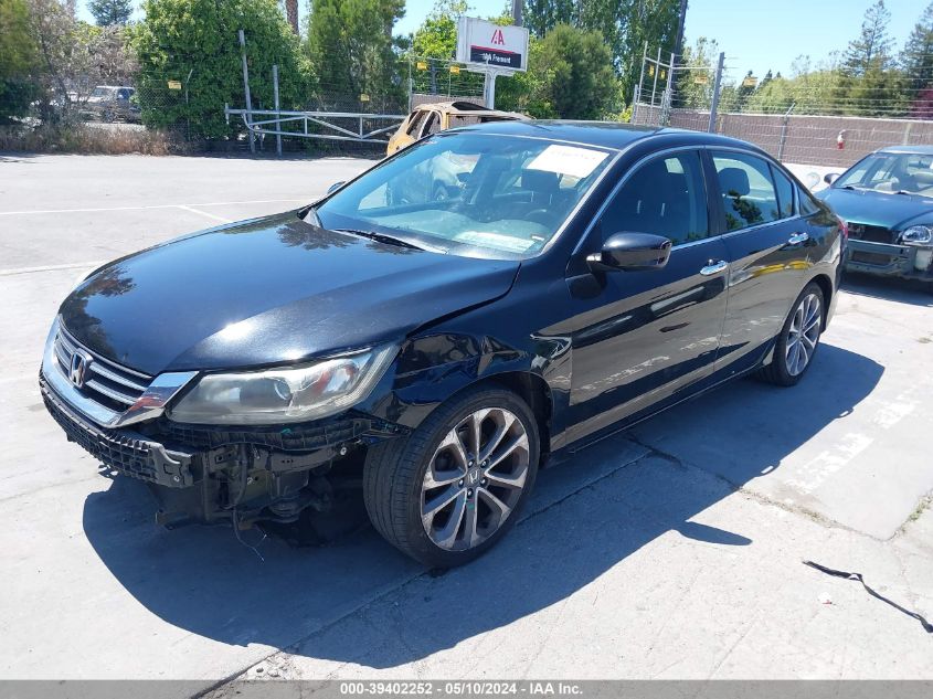 2014 Honda Accord Sport VIN: 1HGCR2F50EA064687 Lot: 39402252