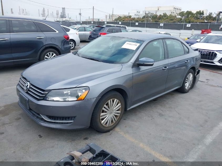 2014 Volkswagen Passat 1.8T S VIN: 1VWAT7A3XEC045561 Lot: 39402258