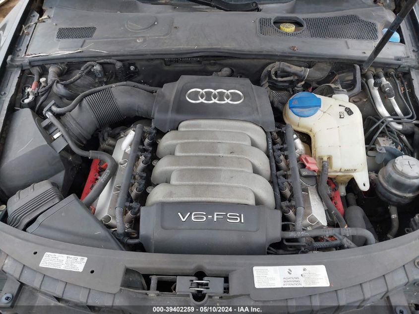 2010 Audi A6 3.2 Premium VIN: WAUEKAFB4AN063781 Lot: 39402259